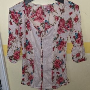 Floral print top